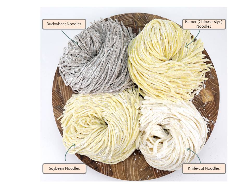 Myundahea fresh noodle variety comparison chart