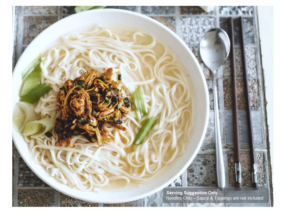 Cooked somyeon noodles presentation